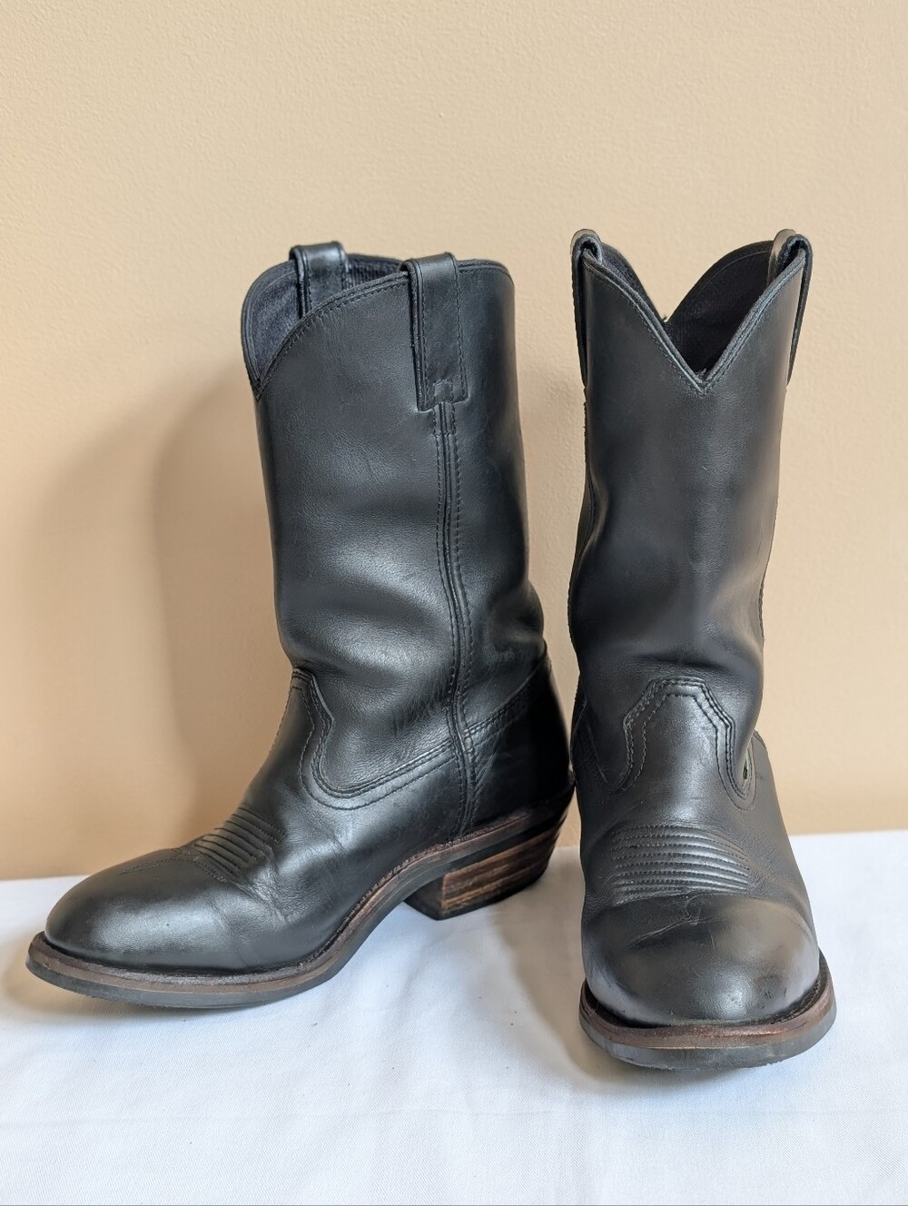 Dan Post Albuquerque Waterproof Work Boots Men’s 9D Black Leather Soft Toe